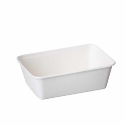 Sustain Bagasse Container - White - 21oz / 650ml