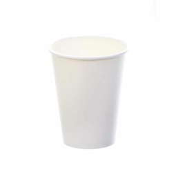 Sustain White Single Wall Bio Hot Cup - Plain - 12oz/360ml