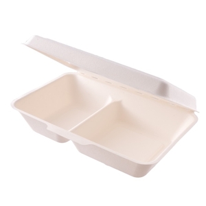 Vegware Two Compartment Clamshell 9 x 6In 245 x 155mm