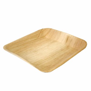 Palm Leaf Square Plate - Large - 10in (24 x 24cm)
