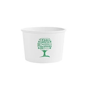 Vegware Soup Container 115-Series - Green Tree 16oz 500ml