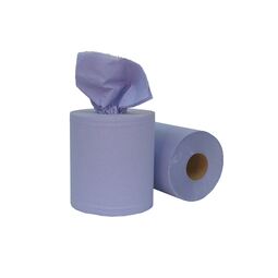 Pristine Blue 2-Ply 175mm Centrefeed Roll