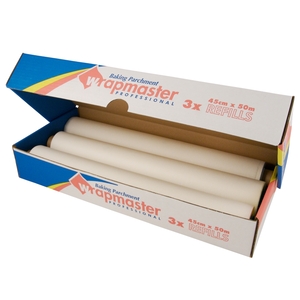 Wrapmaster® Baking Parchment Refill Rolls 45cm x 50m