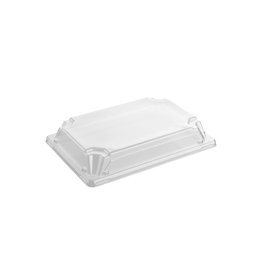 Lid For Clear Standard Sushi Base 188 x 131 x 30mm PET