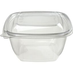 Clear Square Bowl 750ml