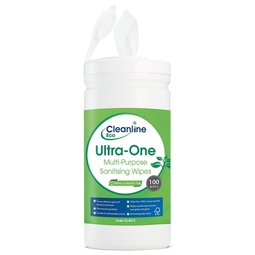 Cleanline Eco Ultra-One Wipe Tub 100 Wipes (CL4072)