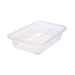 Clear PP Container and Lid Combi Pack 500ml