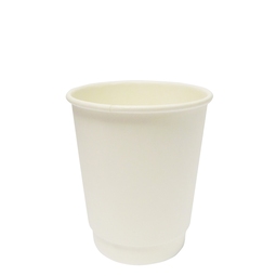 8OZ WHITE DOUBLE WALL HOT CUP
