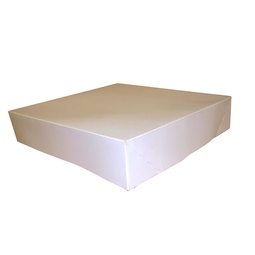 White Compostable 12in Wedding Cake Box Lid