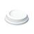 White PS Hot Cup Sip Lid 8oz - 80mm