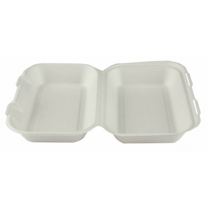 Bagasse Large Clamshell 10 x 6in