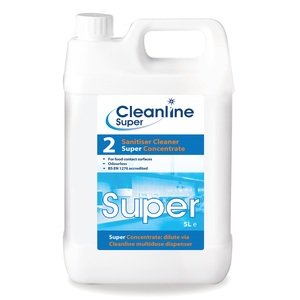 Cleanline Super Cleaner & Sanitiser Super Concentrate 5L (CL1048)