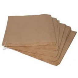 Flat Paper Bag - Brown / Strung - 12x12in / 305 x 305mm