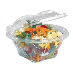 1000ml Clear Salad Container With Tear-off Lid