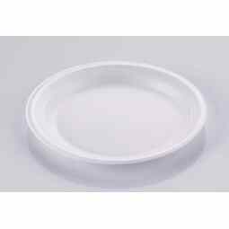 TP2 7" WHITE POLY PLATE