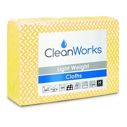 Cleanworks J Cloth Lightweight Yellow Wipers