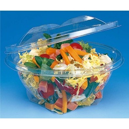 750ml Clear Salad Container With Tear-off Lid