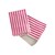 Pink Candy Striped Bag Strung 5 X 7in 125 x 175mm