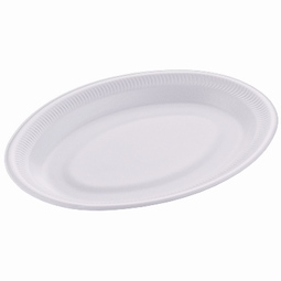 TOP1 WHITE EPS OVAL PLATE