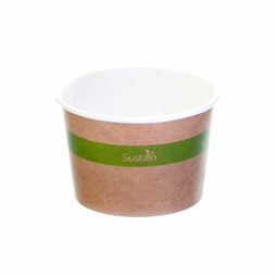 Sustain Compostable Food Pot - 80z 240ml Printed