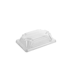 Lid For Clear Snack Sushi Base 126 x 83 x 30mm PET