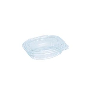 Hinged Lid PLA Salad Container 500ml