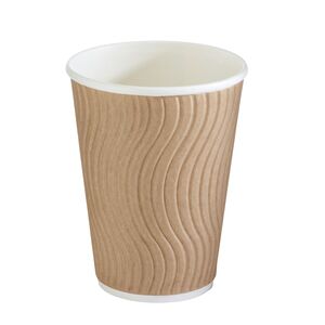Natural Double Wall Tri-Cup 12oz