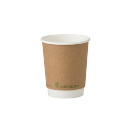 8oz Double Wall Coffee Cup Edenware