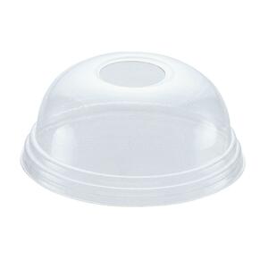 rPET Polarity Dome Lid Without Hole For 12oz Cup