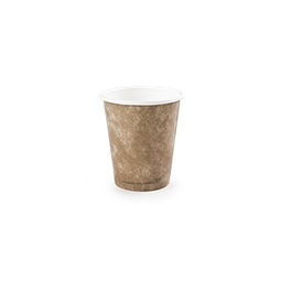 Vegware Single Wall Brown Kraft Hot Cup 72-Series 6oz 180ml