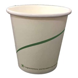 Sustain Single Walled Bio Hot Cup - Print - 4oz/120ml