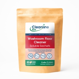 Cleanline Eco Washroom Floor Cleaner (Bucket Soluble Sachet) CL3043