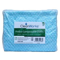 CleanWorks ProEco Compostable Cloth Blue CW5150B