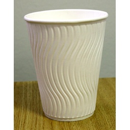 Double Wall Tri-Cup 8oz White
