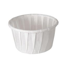 Paper Souffle Cup White 1.25oz 35ml