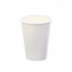 Sustain White Single Wall Bio Hot Cup - Plain - 8oz/240ml