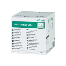 Kay-5 Sanitiser Tablets Fast Dissolving Chlorine Tablets For Surface Disinfection
