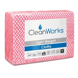 Cleanworks J Cloth Lightweight Red Wipers