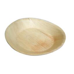 Palm Leaf Round Bowl 8in 20cm